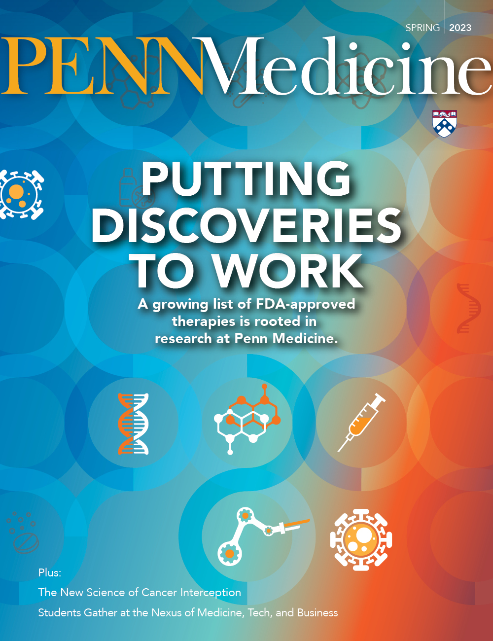 The front cover of Penn Medicine magazine Spring 2023